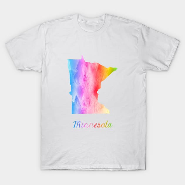 Minnesota Tie Dye T-Shirt by MadyJustForFun